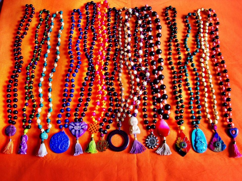 Japa Malas para Meditar de 108 y 54 Semillas Naturales. Unicos y Artesanales